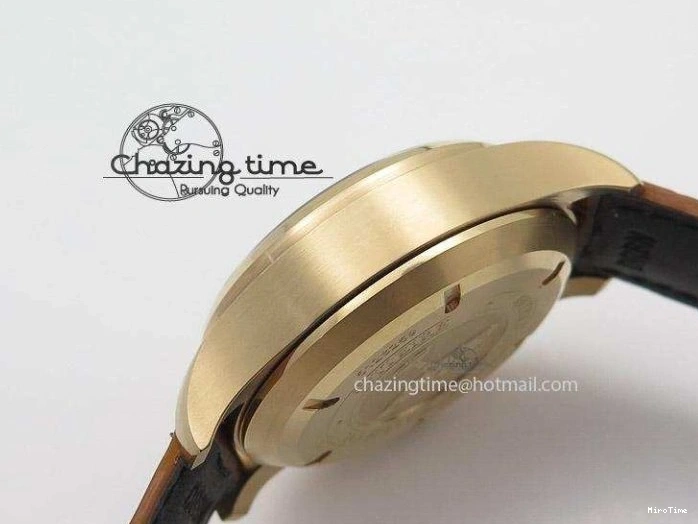 MIROTIME 0131 Youthful Pilot Chrono RG 3878 Gray Dial on Light Brown Leather Strap A 7394